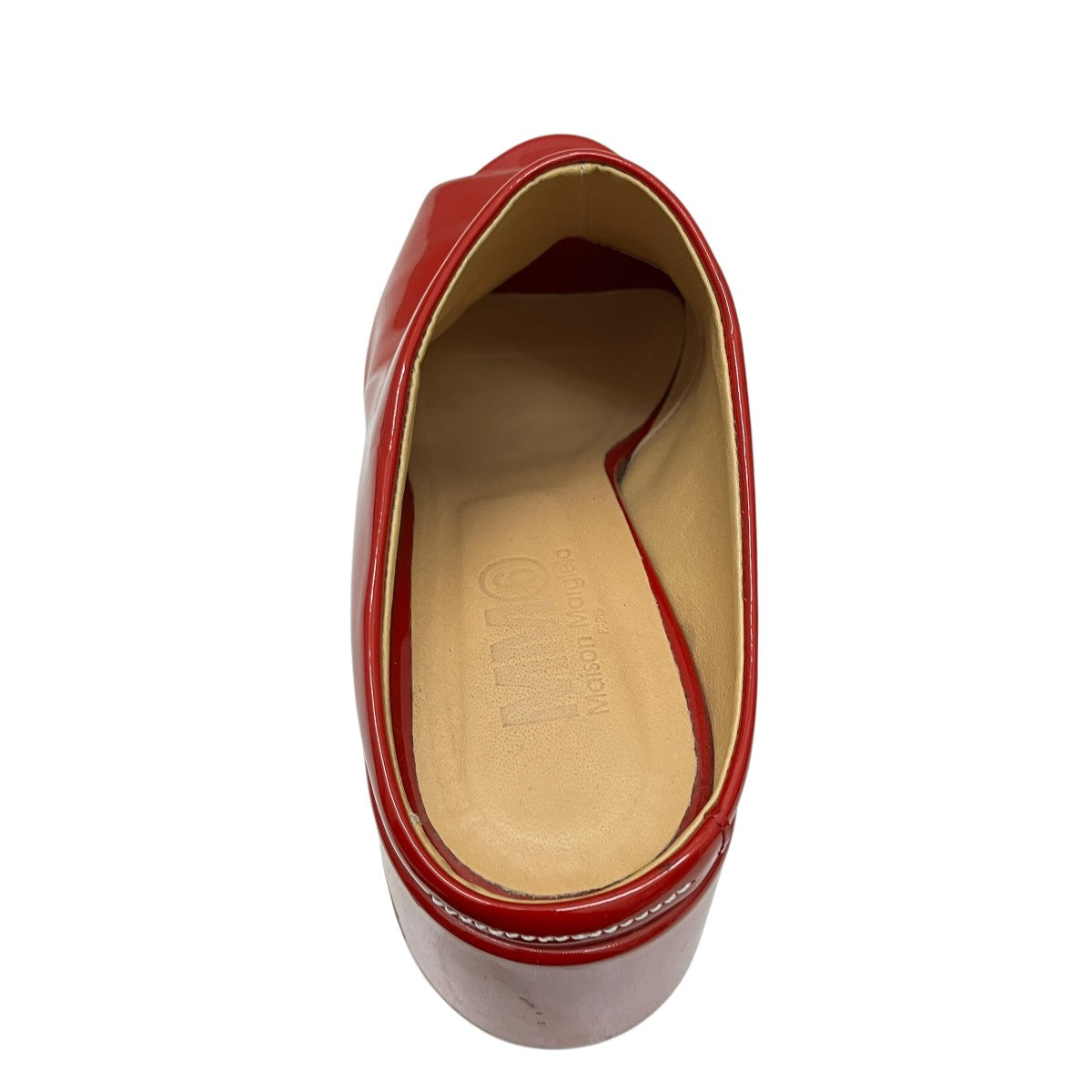 MM6 Maison Margiela(マルタンマルジェラ) エナメルサンダル レッド