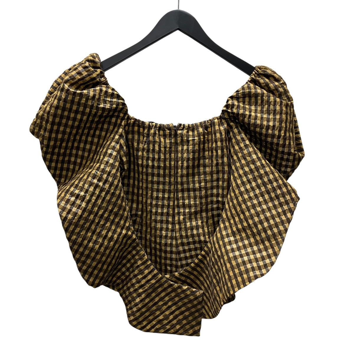 REJINA PYO バックジップチェックTシャツ 古着・中古-3枚目のアイテム画像