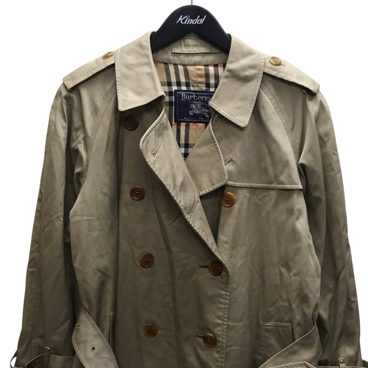 中古　Burberryトレンチコートウール100% BURBERRY（トレンチコート）のフリマアイテム一覧