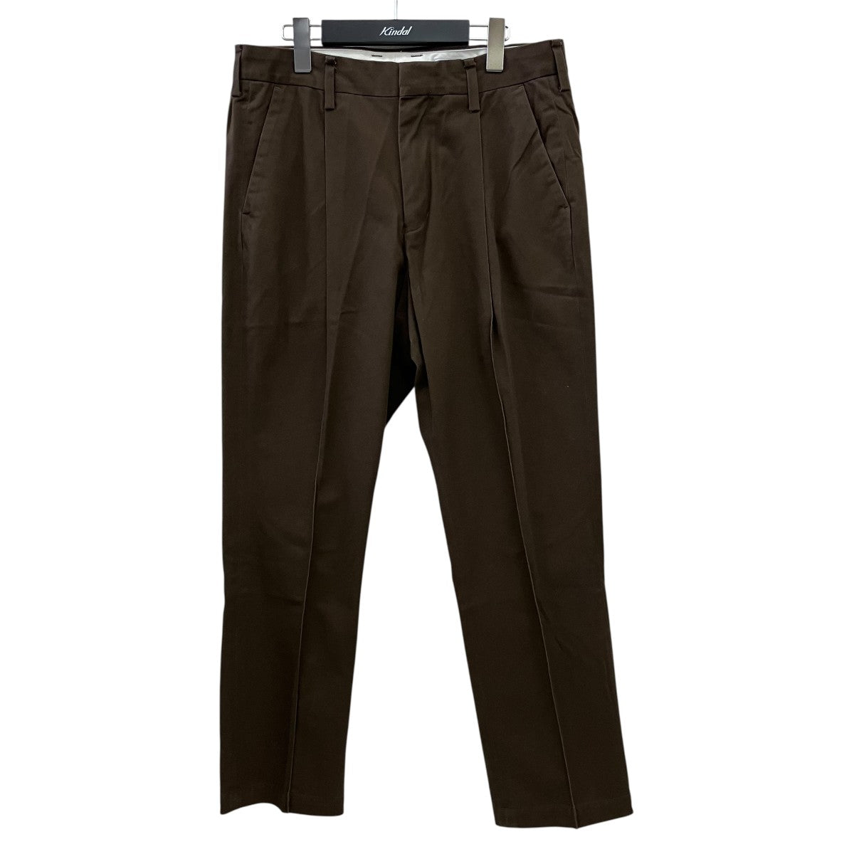 WORKER SLACKS COTTON HIGH TWISTED TWILLセンタープリーツコットンパンツNN-P4428
