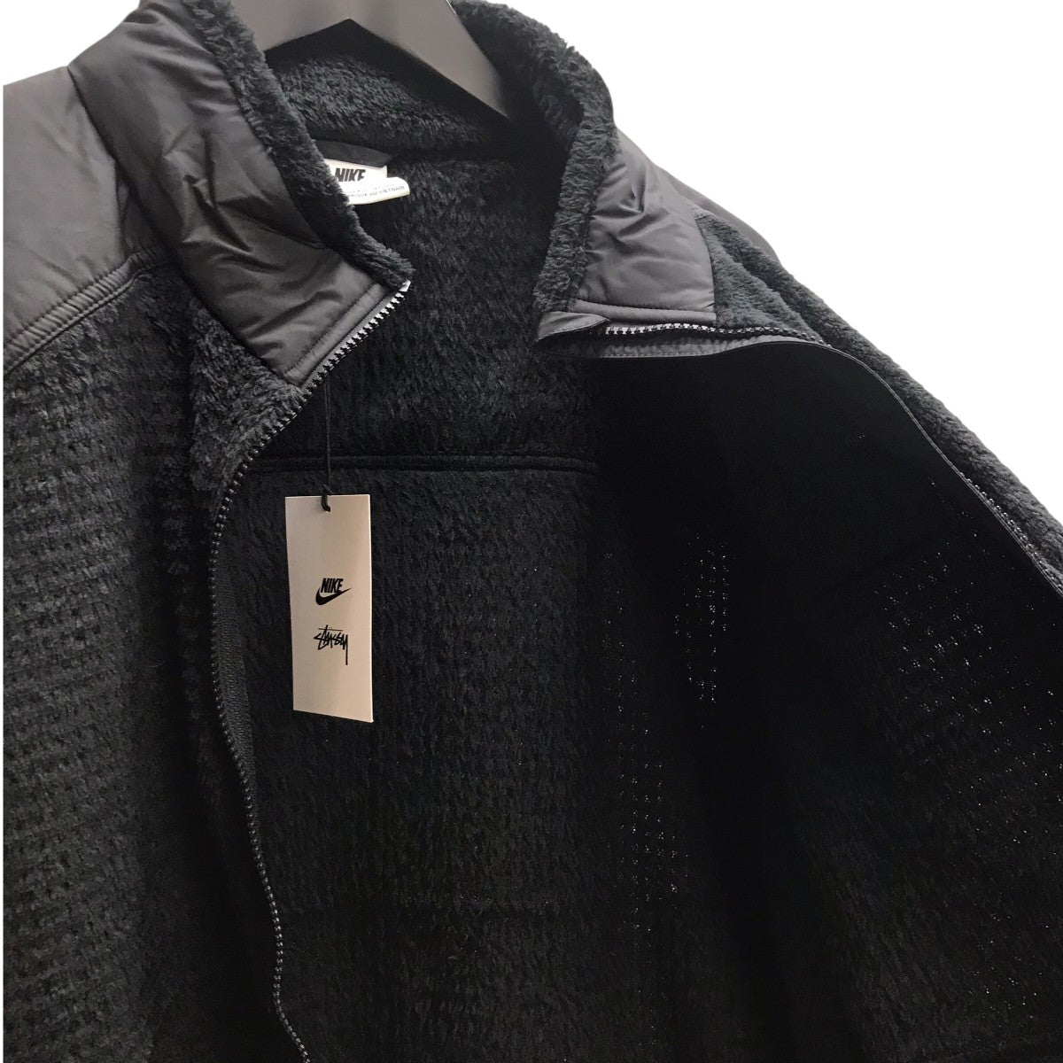 ナイロン切替ボアジャケット