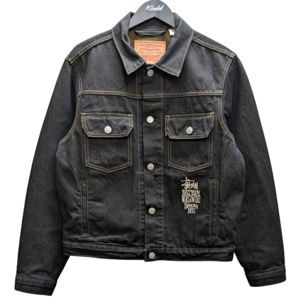 LEVI'S×stussy Crispy Rinse Trucker Jacketデニムジャケット A8326