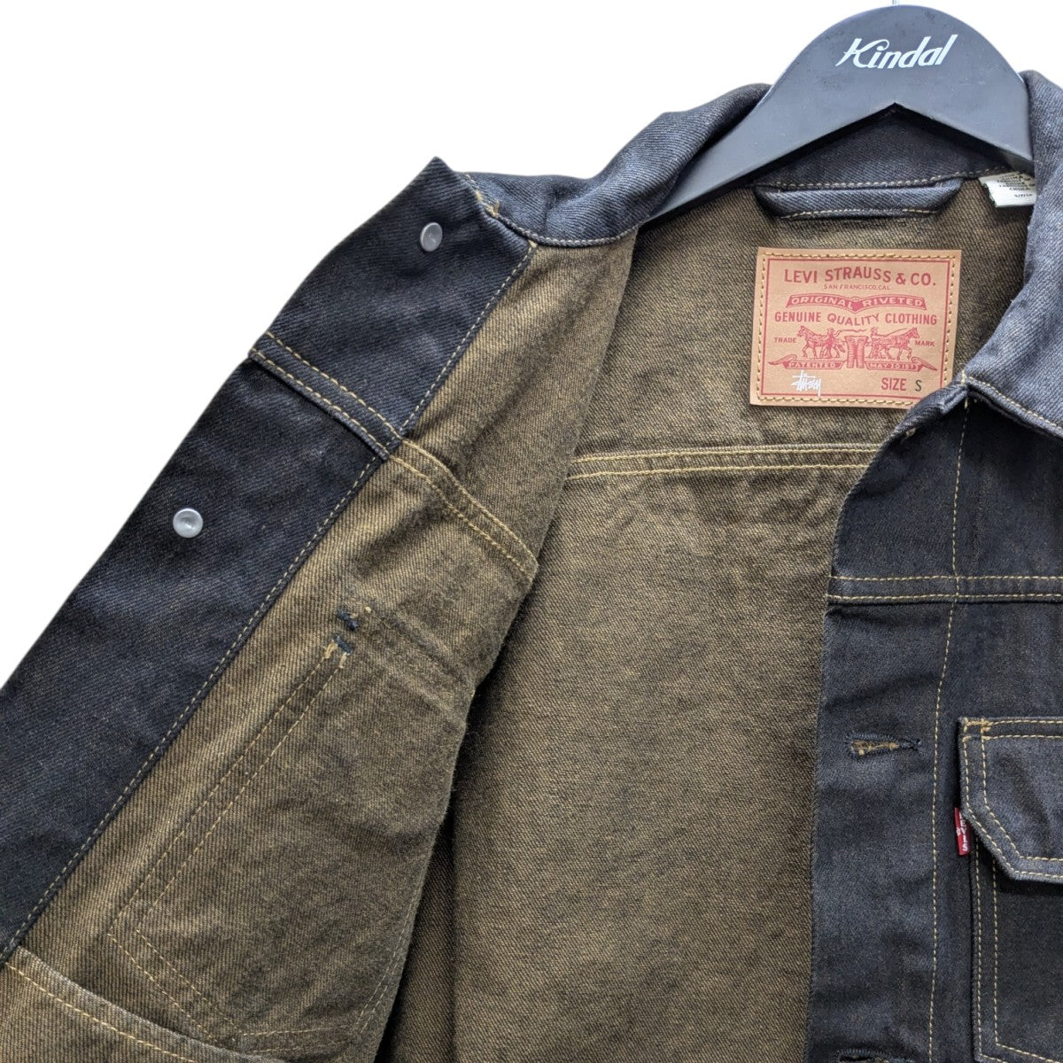 LEVI'S×stussy Crispy Rinse Trucker Jacketデニムジャケット A8326