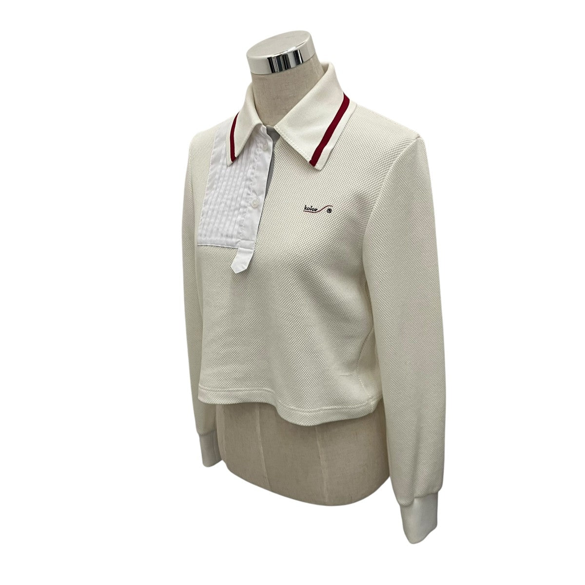 KOLOR 25AW 切替ポロトップ 古着・中古-1枚目のアイテム画像