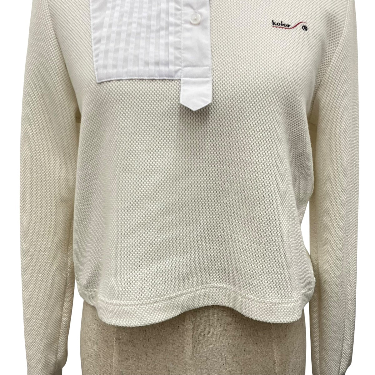 KOLOR 25AW 切替ポロトップ 古着・中古-5枚目のアイテム画像