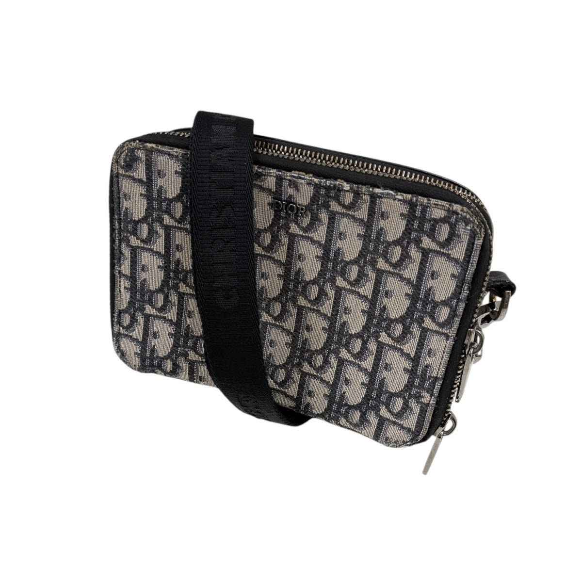 Christian Dior オブリーク ジャガード メッセンジャーバッグ 古着・中古-1枚目のアイテム画像