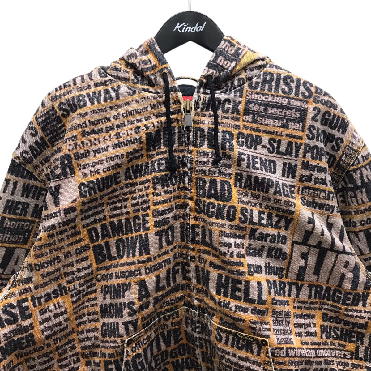 Supreme 25FW Dash Snow Hooded Work Jacketワークジャケット 古着・中古-2枚目のアイテム画像