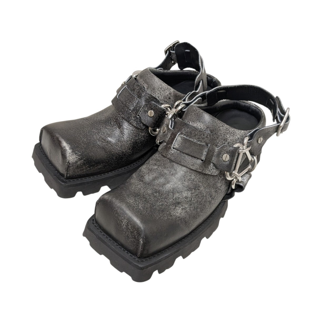 ACNE STUDIOS(アクネストゥディオズ) Leather Buckle Mulesレザー