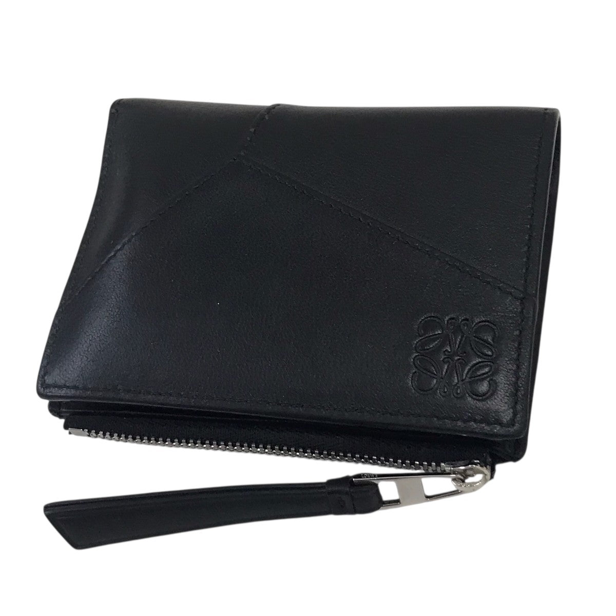 LOEWE(ロエベ) レザー アナグラム ロゴ コンパクト ウォレット
