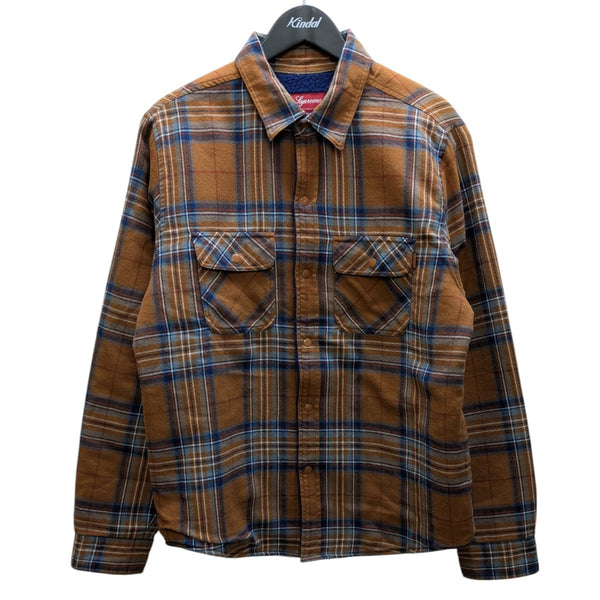Supreme(シュプリーム) 18AWPile lined Plaid Flannelフランネルシャツ
