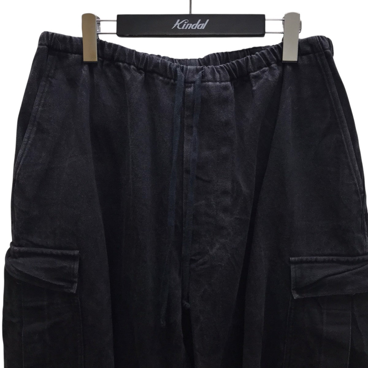 COMOLI(コモリ) 25SS ブラックドリル 6Pパンツ カーゴパンツ B01-03014