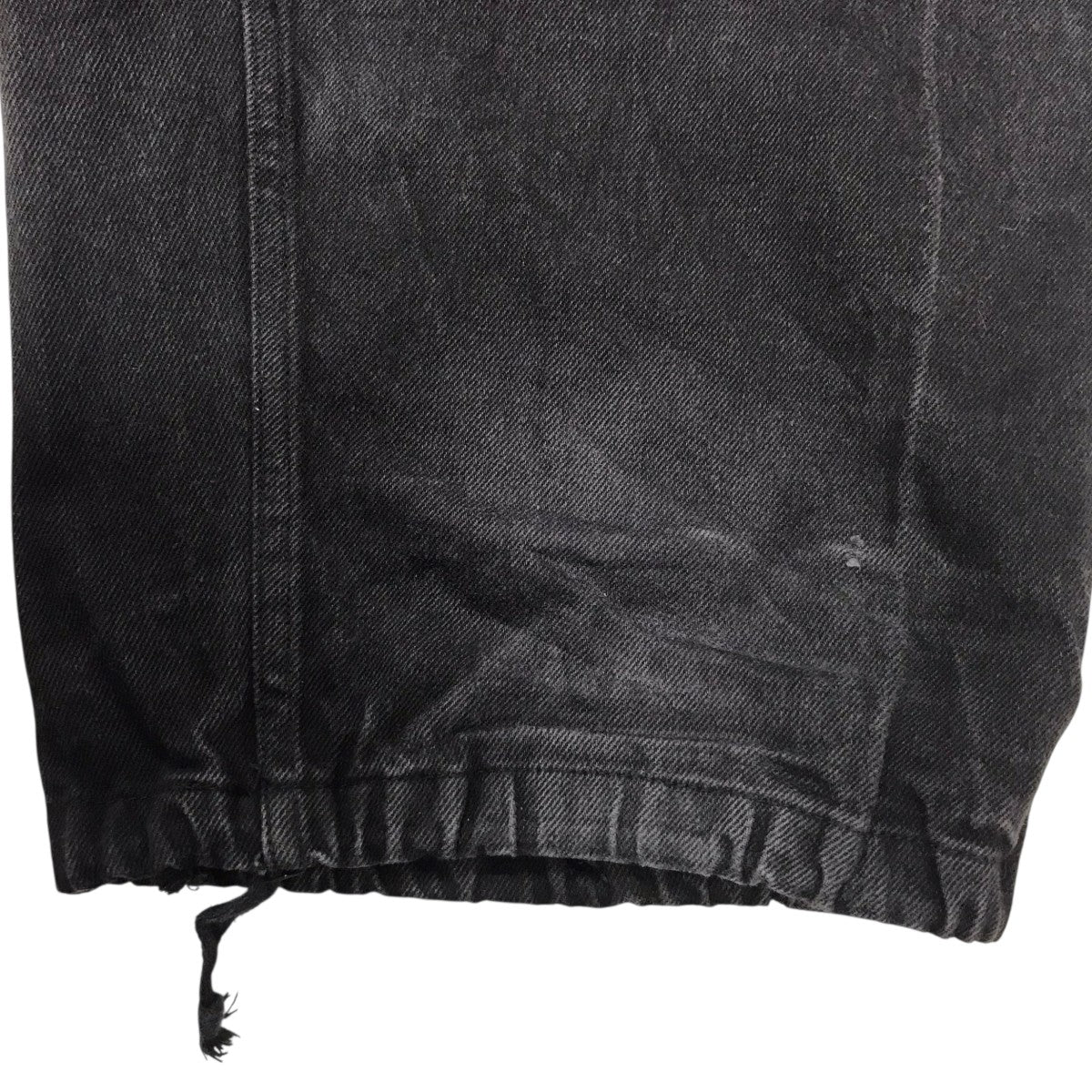 【サイズ2】COMOLI ブラックドリル 6Pパンツ【25SS】 COMOLI(コモリ) 25SS ブラックドリル 6Pパンツ カーゴパンツ B01-03014