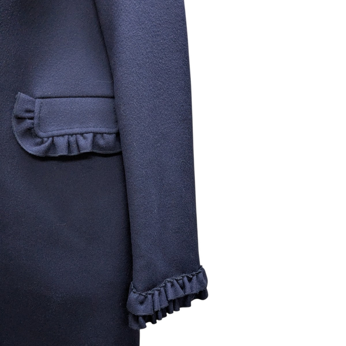 GUCCI フリルデザインコート 古着・中古-6枚目のアイテム画像