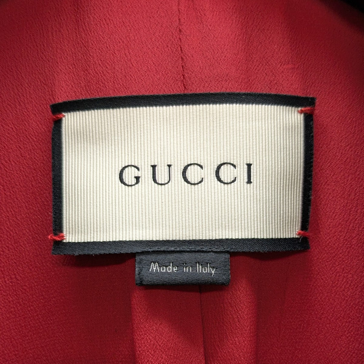 GUCCI フリルデザインコート 古着・中古-7枚目のアイテム画像