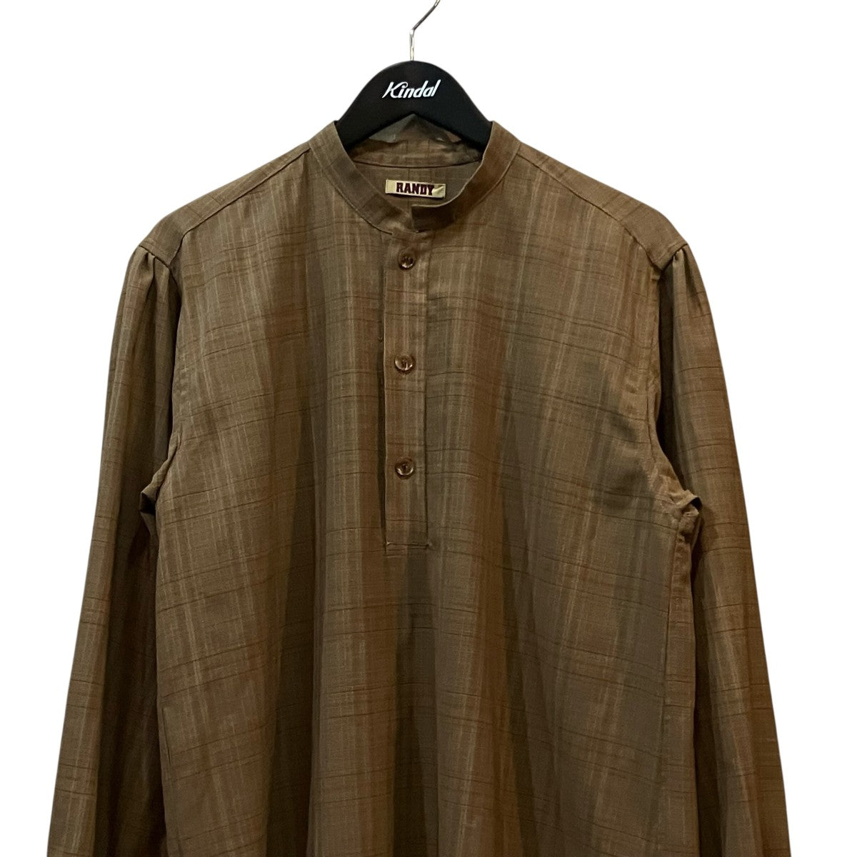 23SSモックネックロングシャツSS23 RSH06