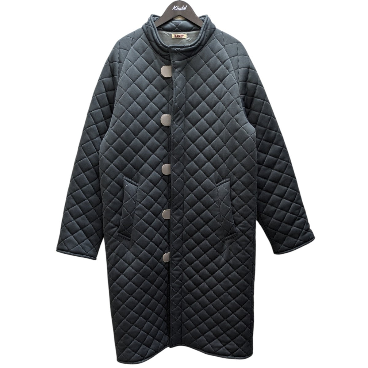Randy 23AW PARADOX LONG COA キルティングロングコート 古着・中古-1枚目のアイテム画像