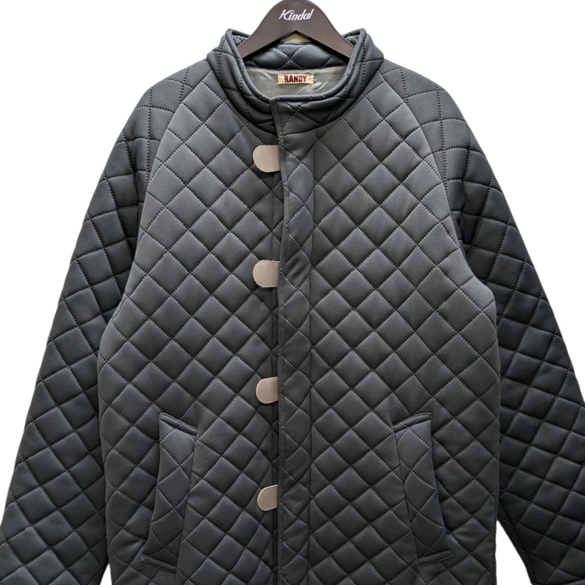Randy 23AW PARADOX LONG COA キルティングロングコート 古着・中古-2枚目のアイテム画像