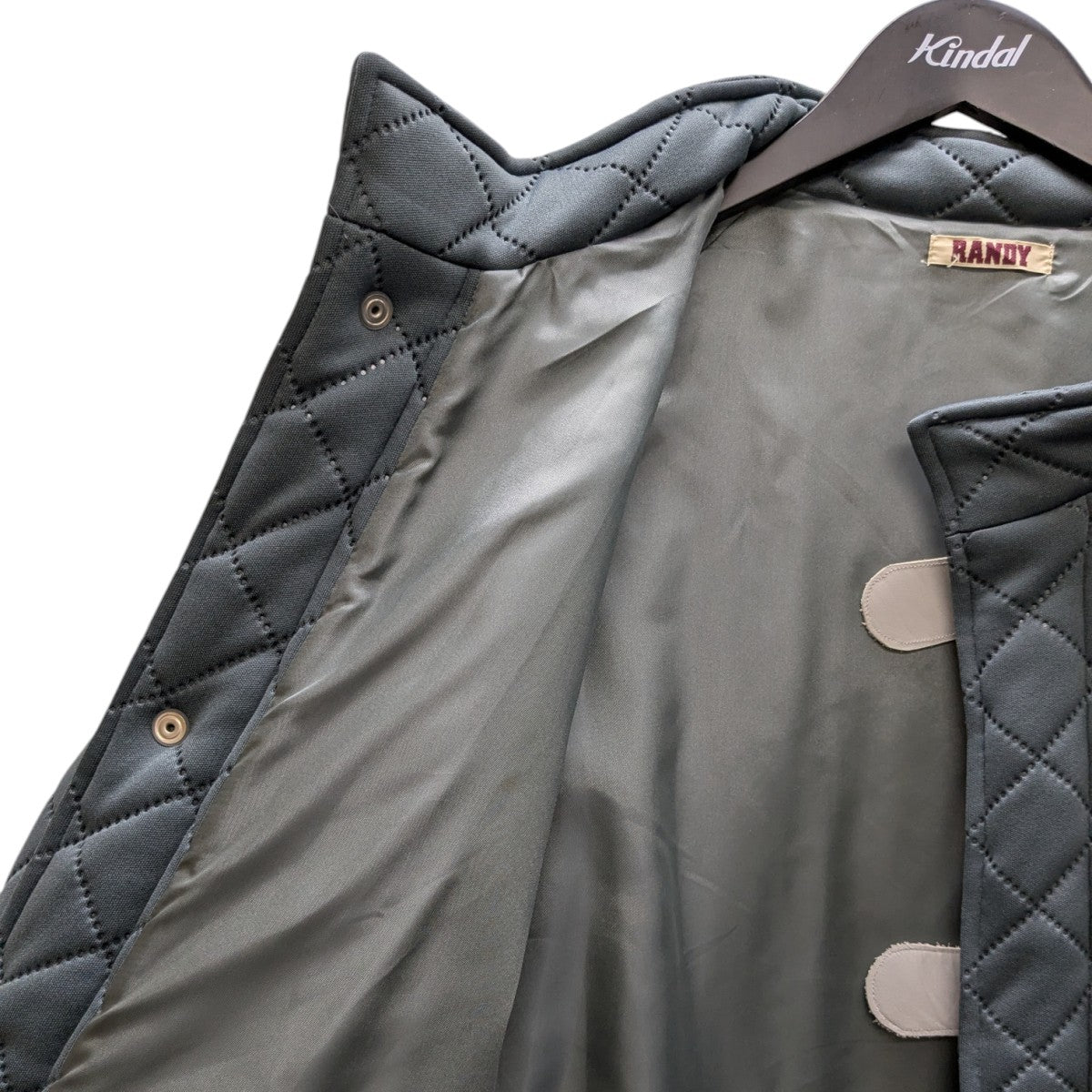 Randy 23AW PARADOX LONG COA キルティングロングコート 古着・中古-3枚目のアイテム画像
