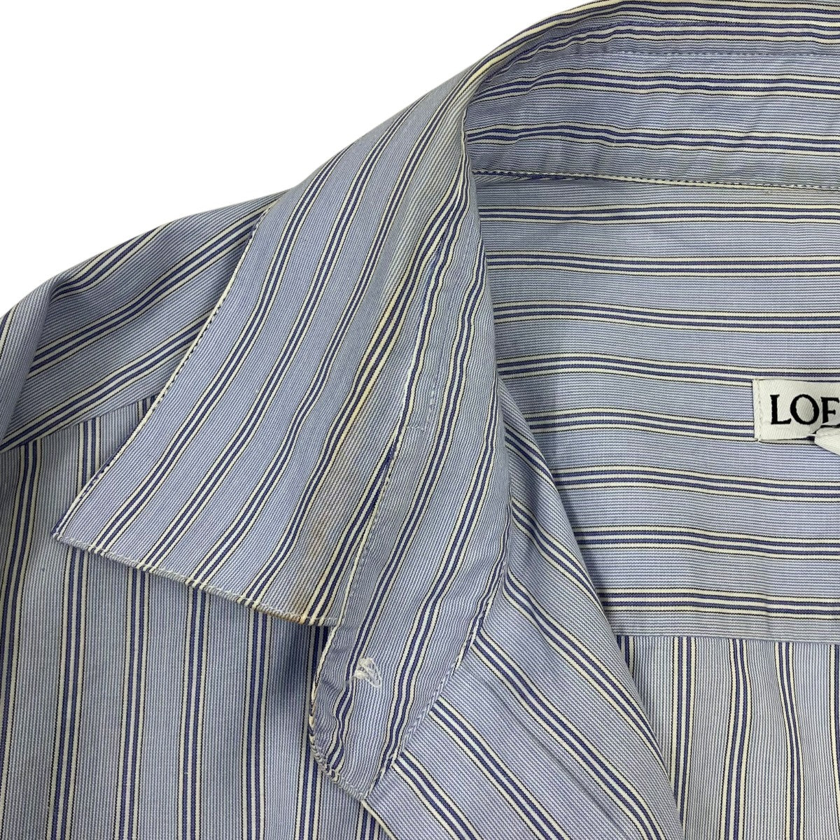 LOEWE 切替デザインチェックシャツ 古着・中古-10枚目のアイテム画像
