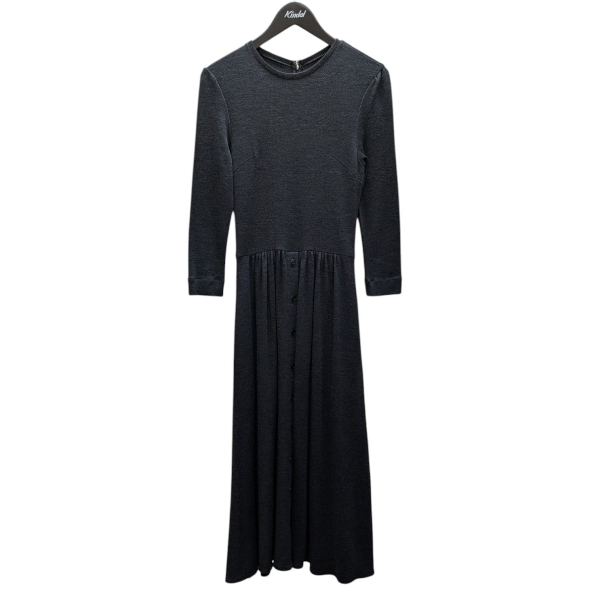 BORDERS AT BALCONY 【WEEKEND MAXI DRESS 】 長袖エルボーパッチワンピース 古着・中古-1枚目のアイテム画像