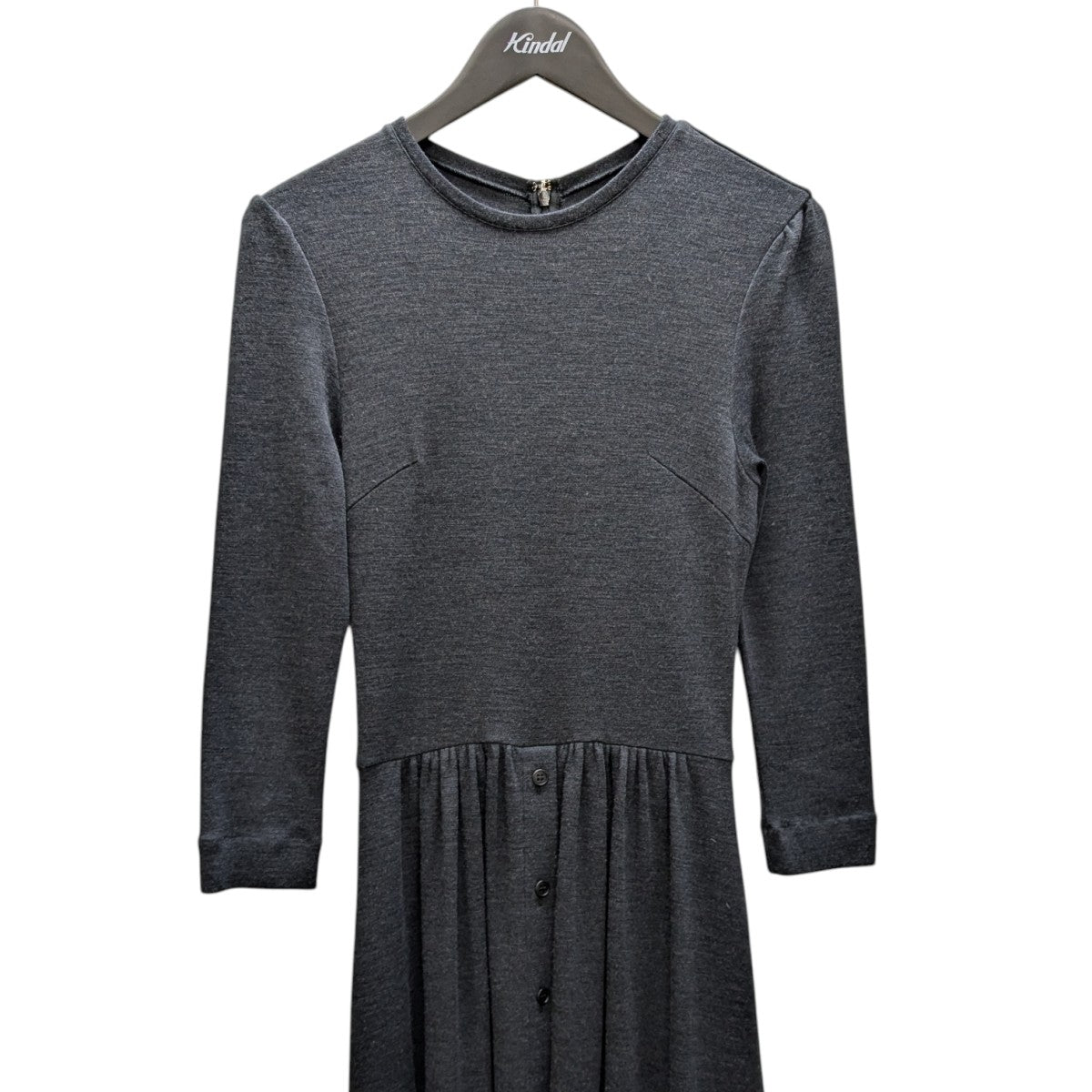 BORDERS AT BALCONY 【WEEKEND MAXI DRESS 】 長袖エルボーパッチワンピース 古着・中古-2枚目のアイテム画像