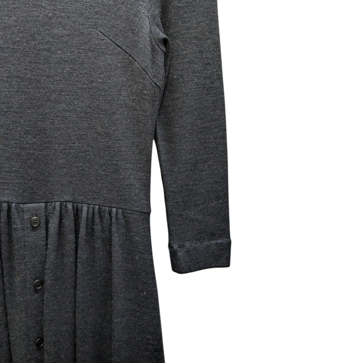 BORDERS AT BALCONY 【WEEKEND MAXI DRESS 】 長袖エルボーパッチワンピース 古着・中古-5枚目のアイテム画像