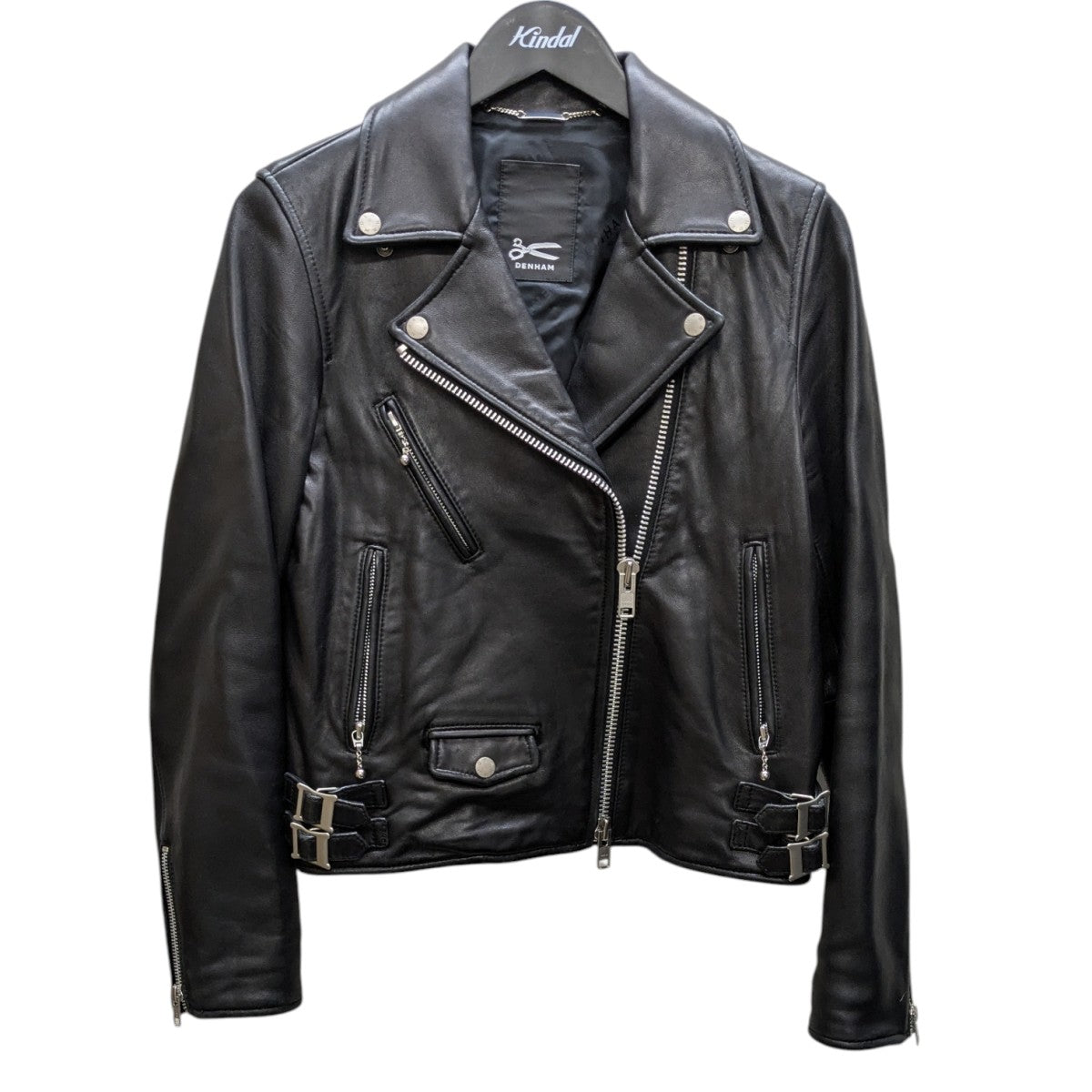 Denham(デンハム) ダブルライダースジャケット 1110111 ブラック