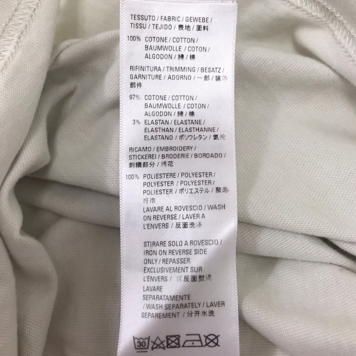 Political Campaign Logo T-shirt 22SSキャンペーンロゴ刺繍Tシャツ