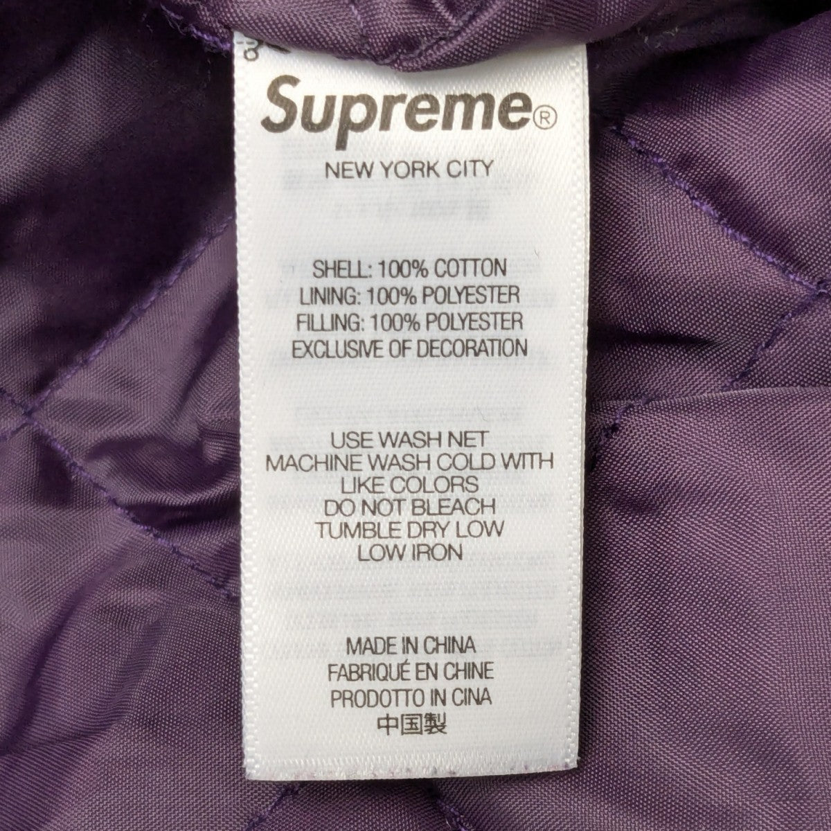 Supreme×TRUE RELIGION 25AWQuilted Lined Plaid Flannel Shirt