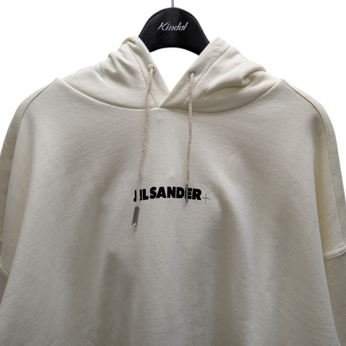 JIL SANDER+ ロゴプリント プルオーバースウェットパーカー フーディー 古着・中古-2枚目のアイテム画像