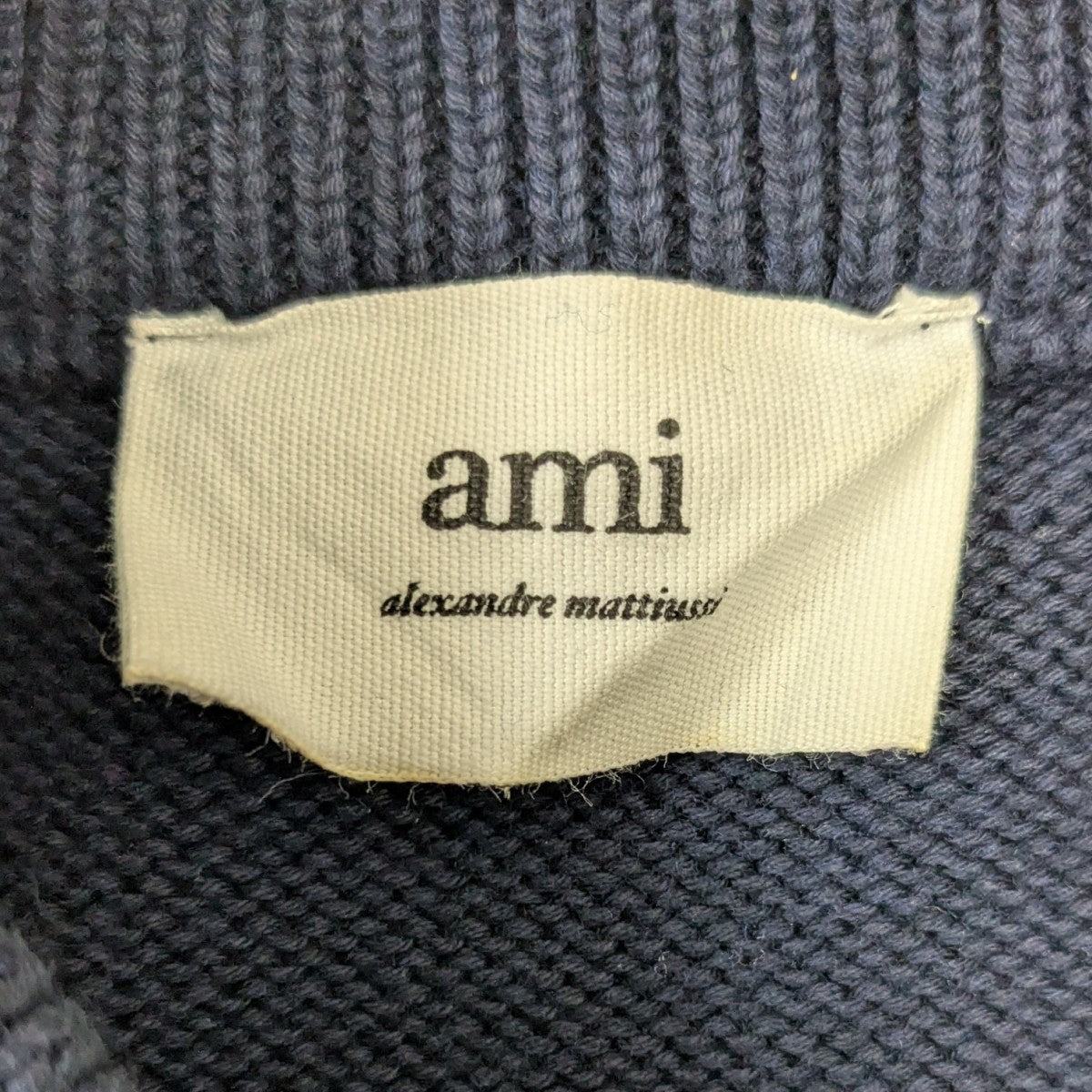 AMI Alexandre Mattiussi 胸ハートロゴニット 古着・中古-6枚目のアイテム画像