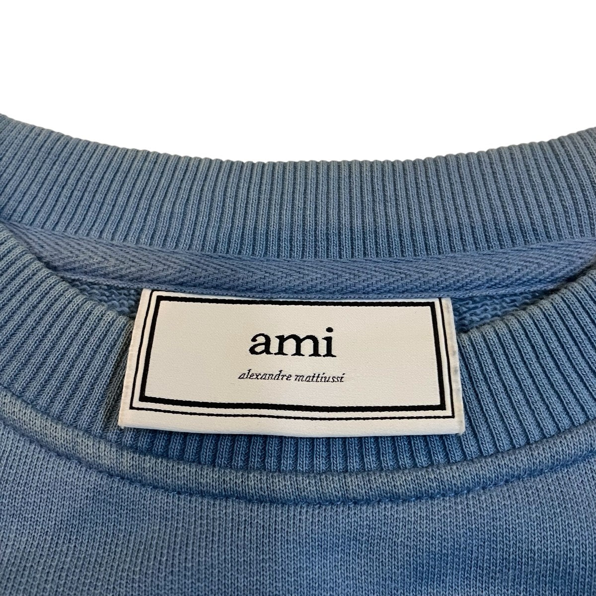 AMI Alexandre Mattiussi 胸ハートロゴスウェットA20HJ007 730 古着・中古-5枚目のアイテム画像