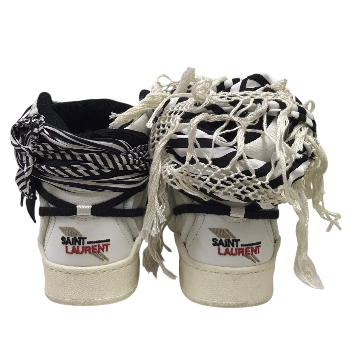 Saint Laurent Paris Smith Bandana High Top Sneakers ハイカットスニーカー 古着・中古-4枚目のアイテム画像