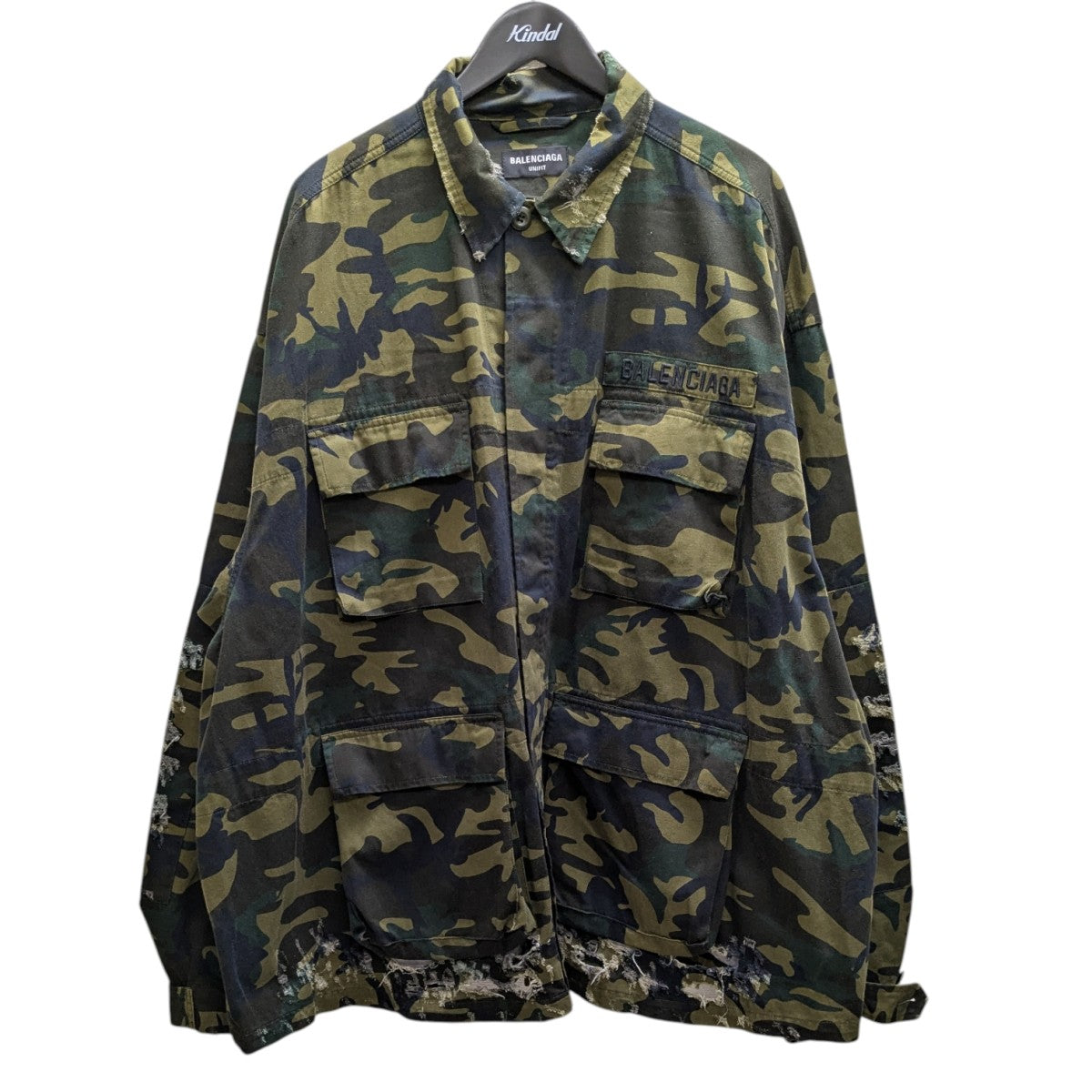 BALENCIAGA(バレンシアガ) ミリタリージャケット 681441 TKL14 カーキ