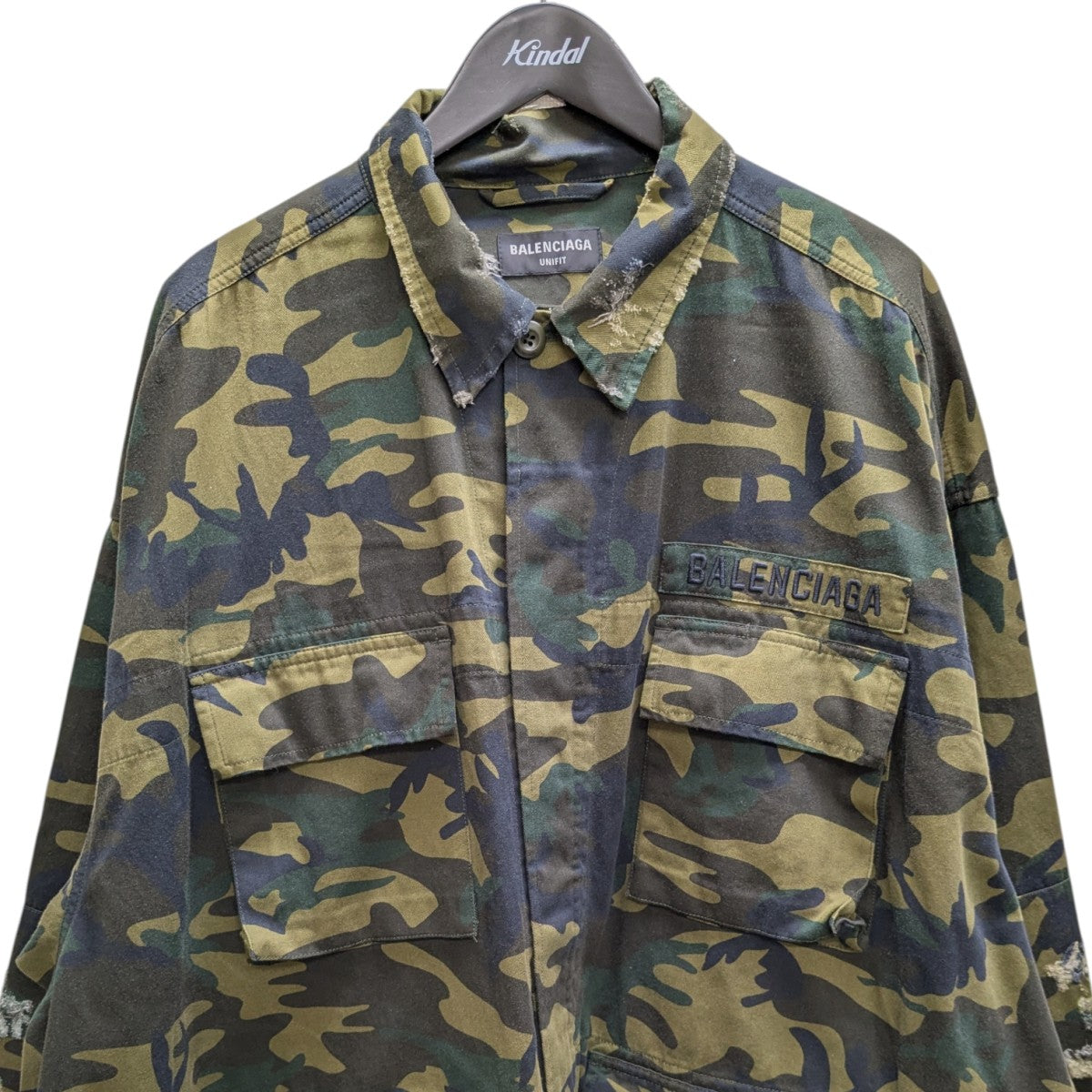 BALENCIAGA(バレンシアガ) ミリタリージャケット 681441 TKL14 カーキ