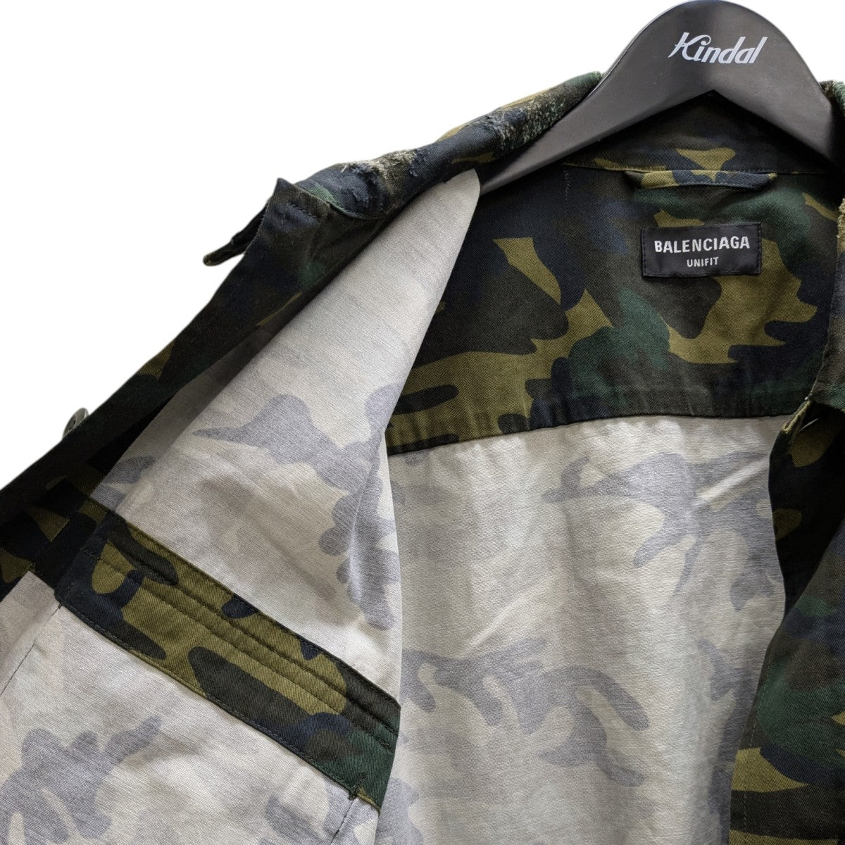BALENCIAGA ミリタリージャケット 古着・中古-3枚目のアイテム画像