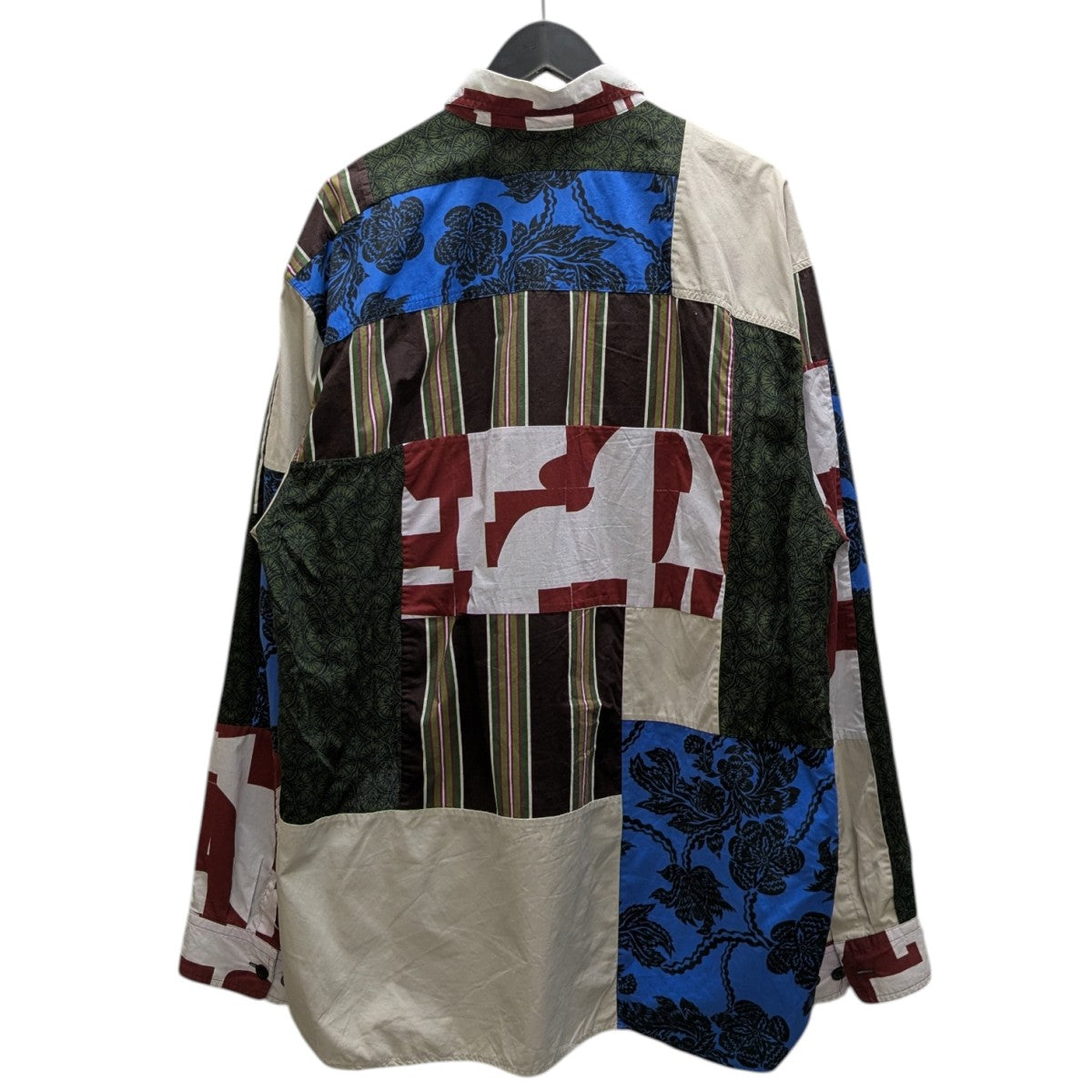 DRIES VAN NOTEN パッチワークシャツ 古着・中古-3枚目のアイテム画像