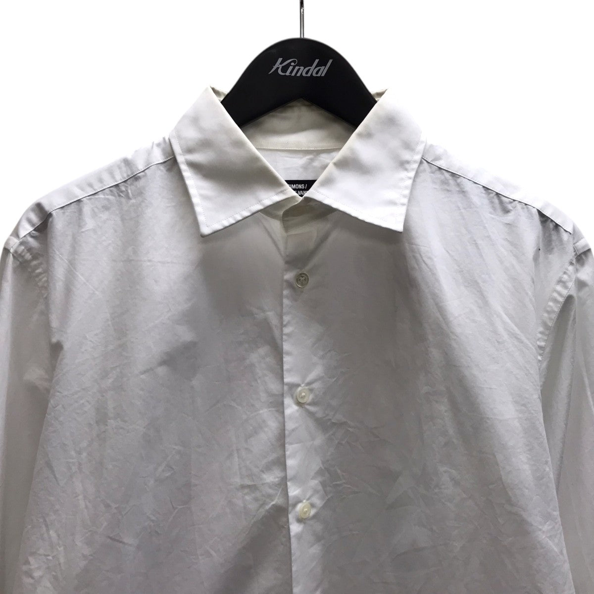 RAF SIMONS×philippe vandenberg バックプリントシャツ 古着・中古-3枚目のアイテム画像