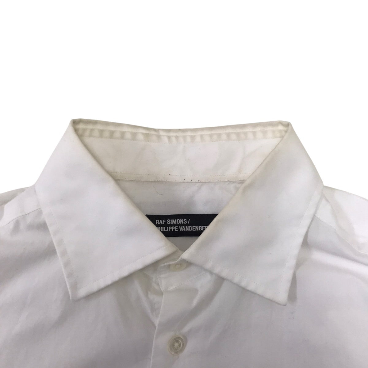 RAF SIMONS×philippe vandenberg バックプリントシャツ 古着・中古-6枚目のアイテム画像