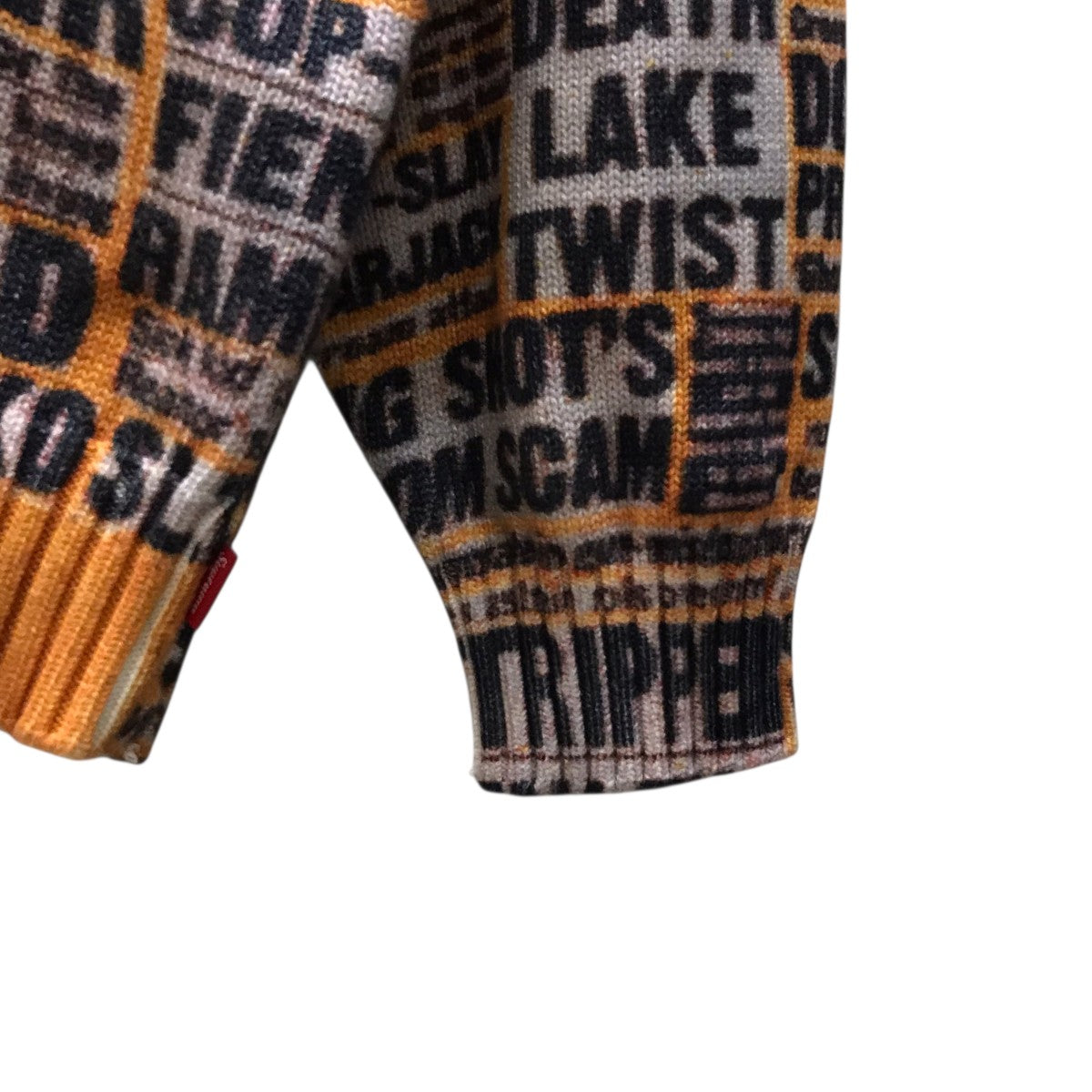 25FW Dash Snow Sweater総柄ニット