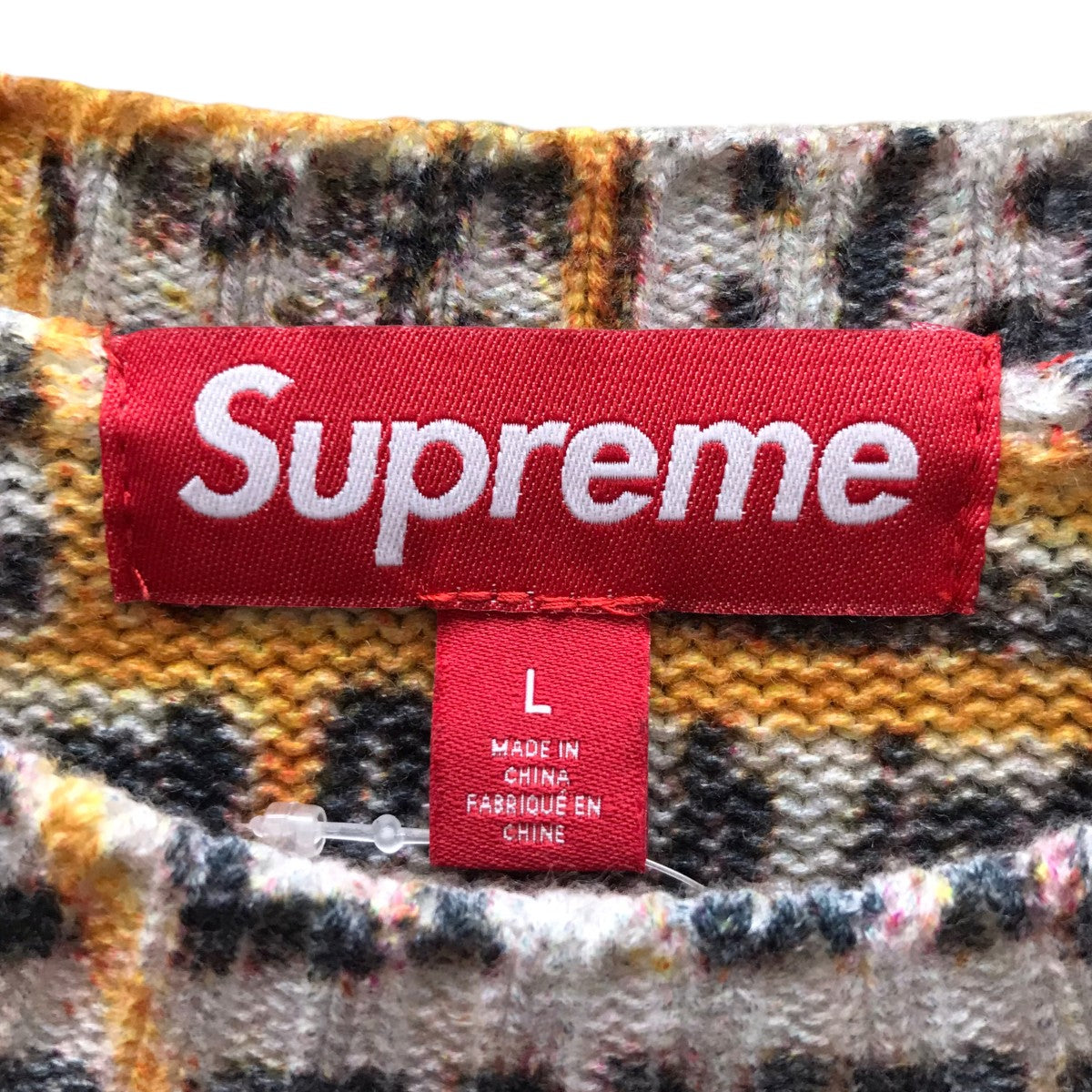 25FW Dash Snow Sweater総柄ニット