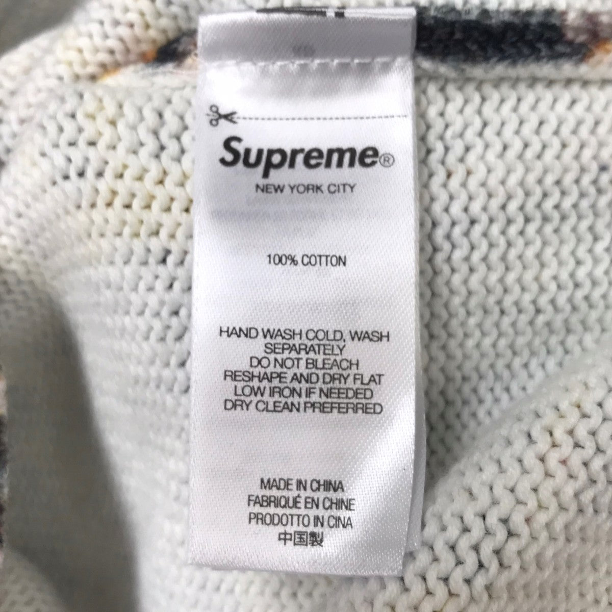 25FW Dash Snow Sweater総柄ニット