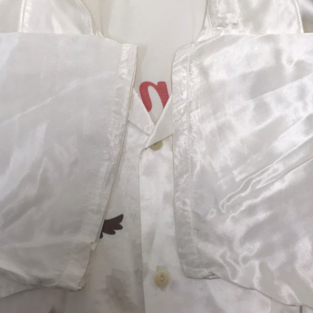 Rayon Aloha Shirt White半袖シャツ
