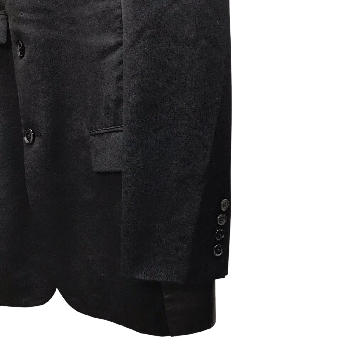Yohji Yamamoto pour homme 09SS BORN TO KILL レザー切替テーラードジャケット 古着・中古-6枚目のアイテム画像