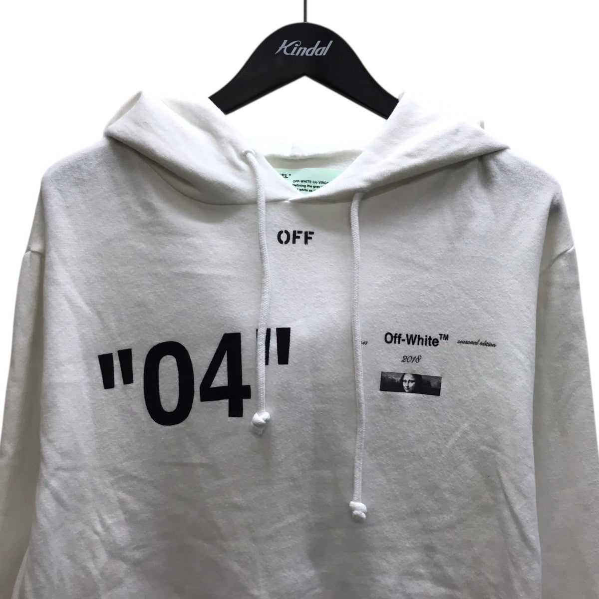 OFFWHITE For All 04 Monalisa Hoodie プリントフーディ 古着・中古-3枚目のアイテム画像