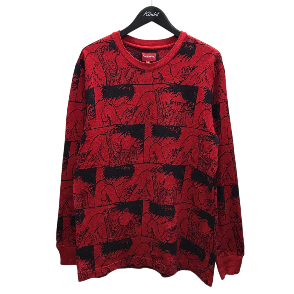 Supreme×AKIRA Syringe Jacquardロゴニット 古着・中古-1枚目のアイテム画像