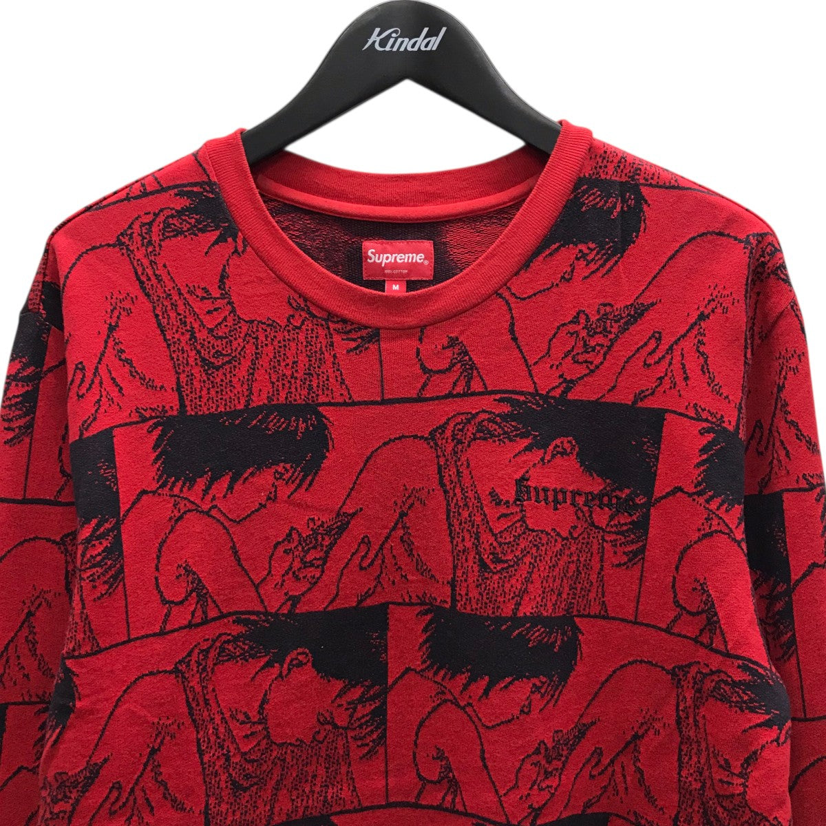Supreme×AKIRA Syringe Jacquardロゴニット 古着・中古-3枚目のアイテム画像