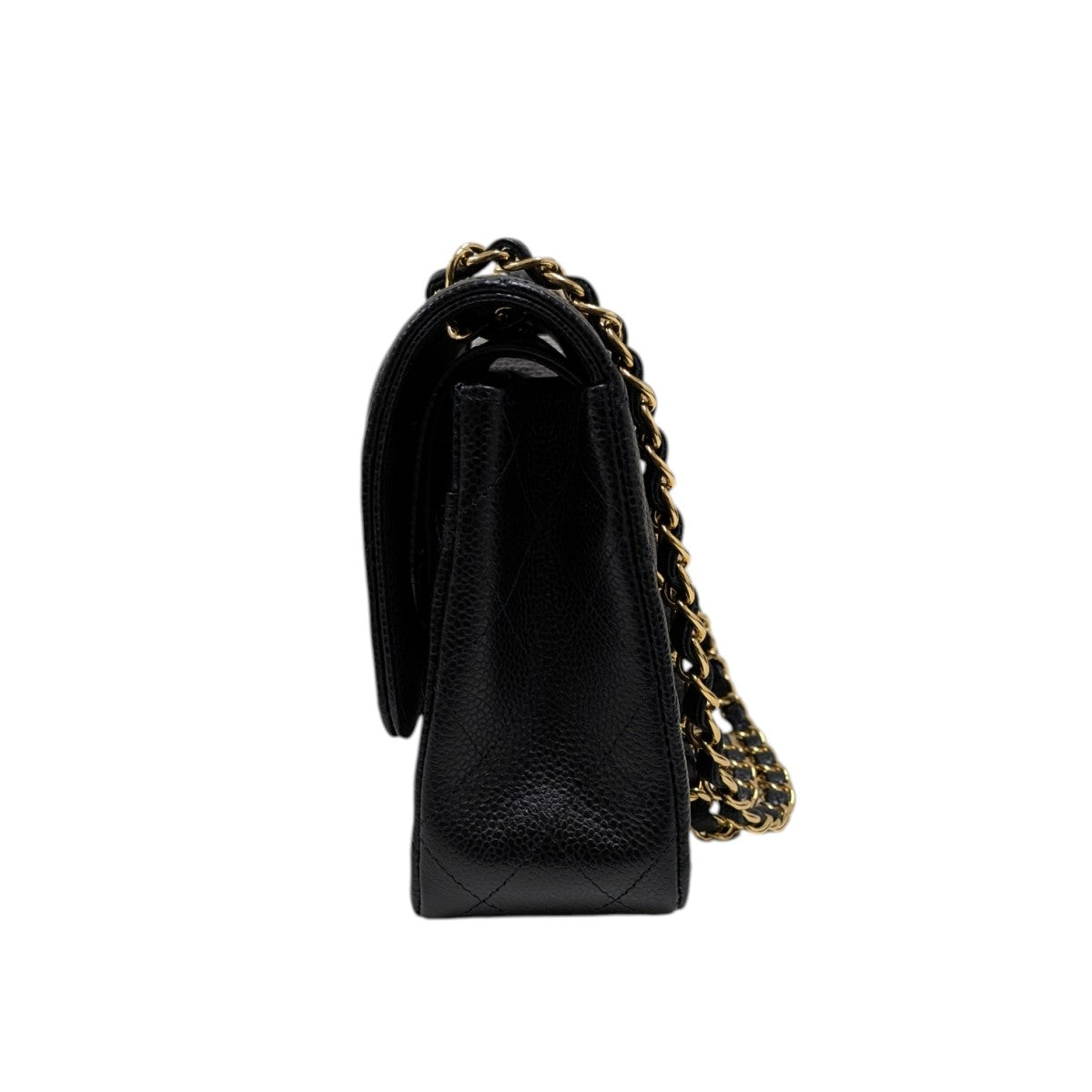 CHANEL 17年製ショルダーバッグ／マトラッセ25 キャビアスキン チェーンショルダーバッグ 古着・中古-3枚目のアイテム画像