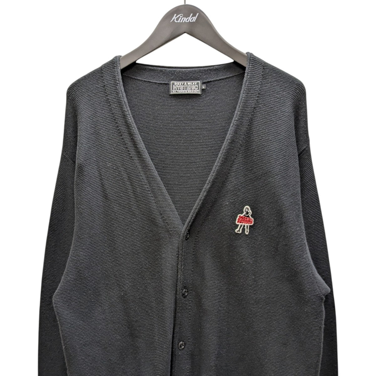 Hysteric Glamour(ヒステリックグラマー) 胸ワッペンカーディガン