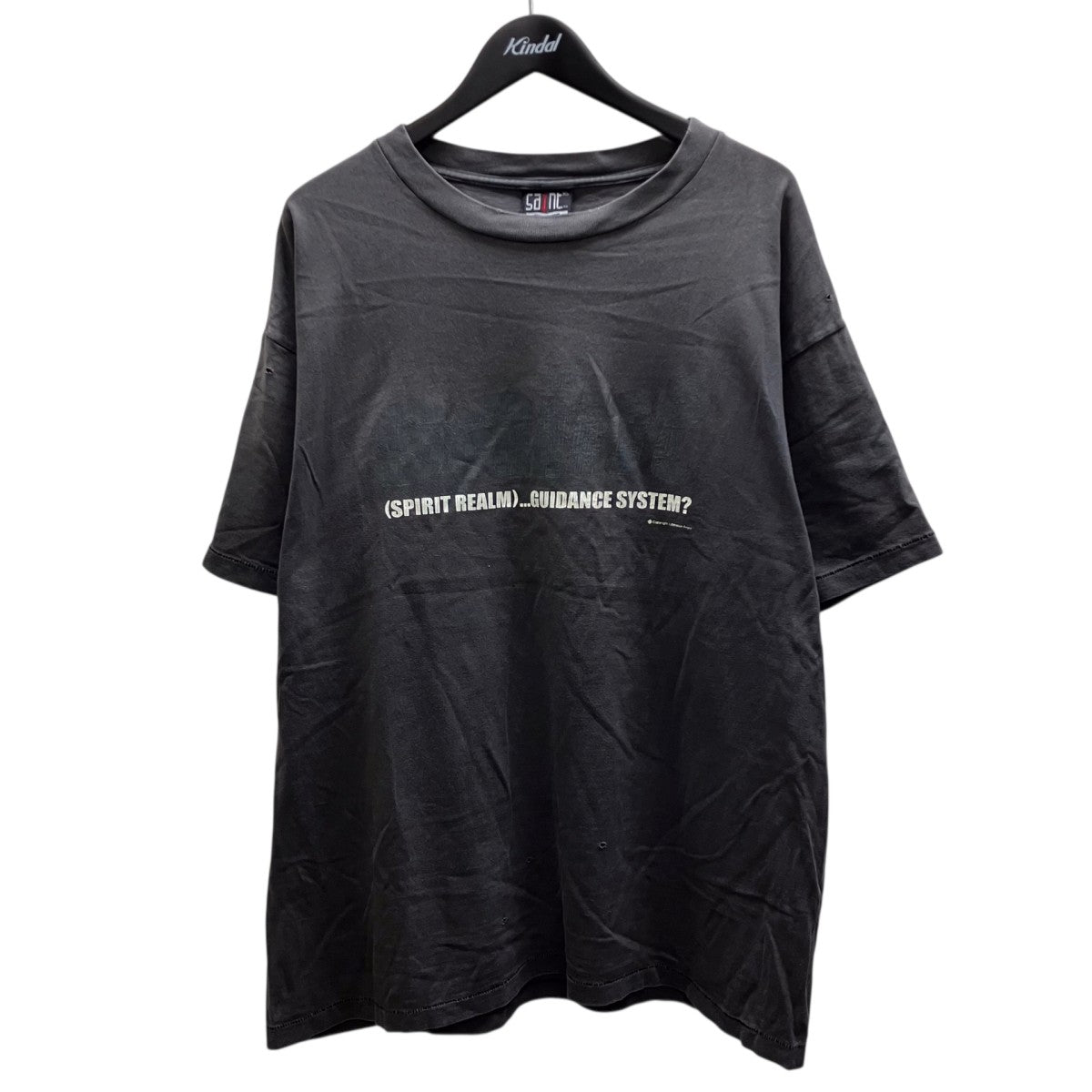 T SHIRT SM-S23-0000-006ユーズド加工プリントTシャツ
